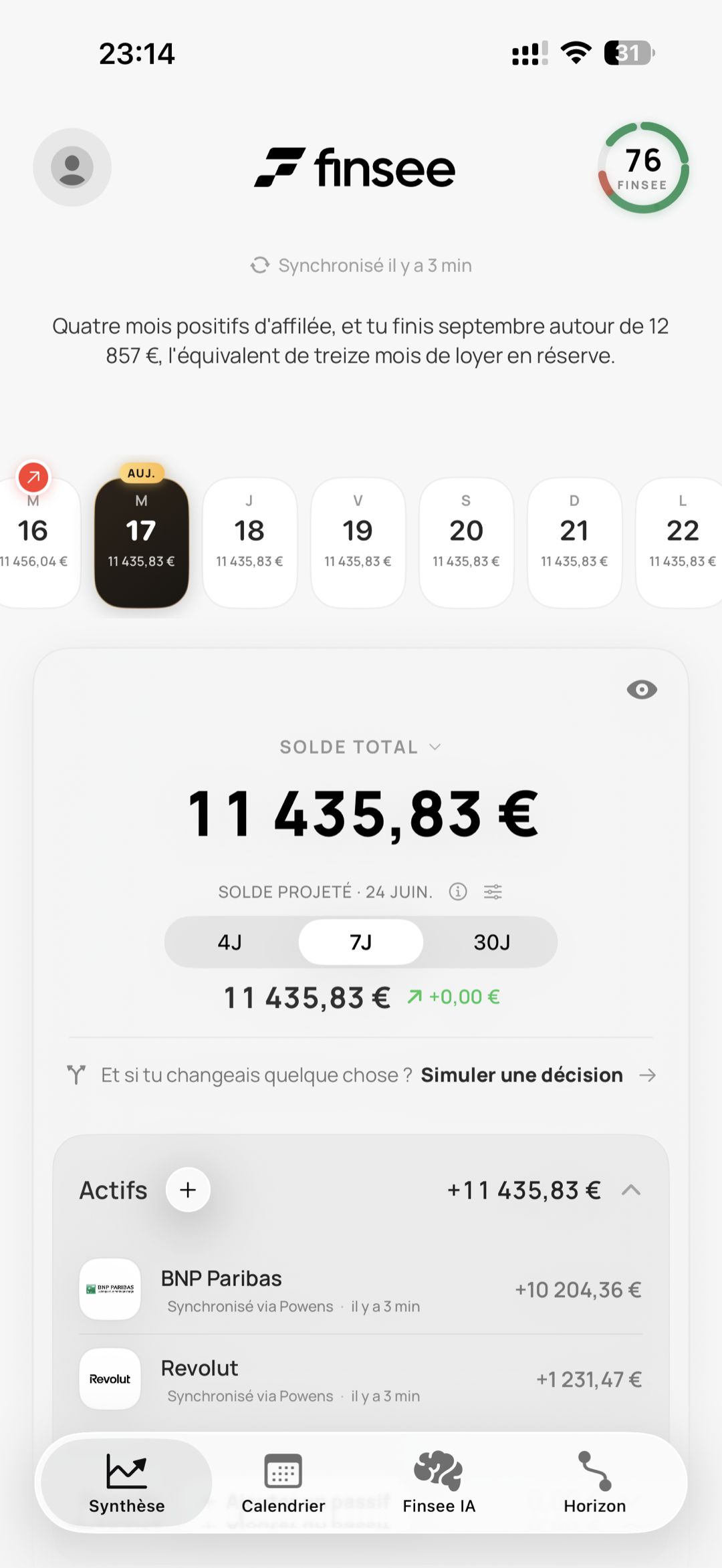 Application Finsee
